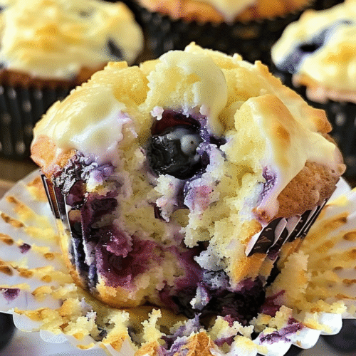 delicious blueberry cream cheese muffins to savor