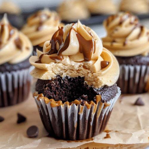 delicious peanut butter filled cupcakes recipe