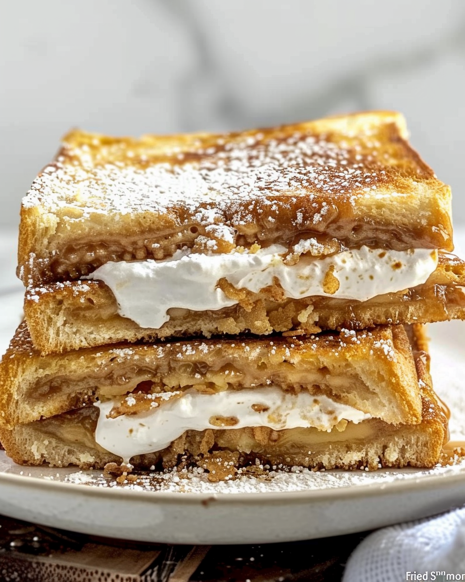 Indulgent Fried S’mores Sandwich Recipe