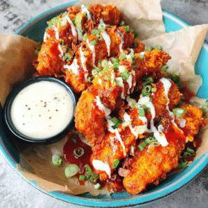 spicy buffalo chicken tenders for a flavorful meal