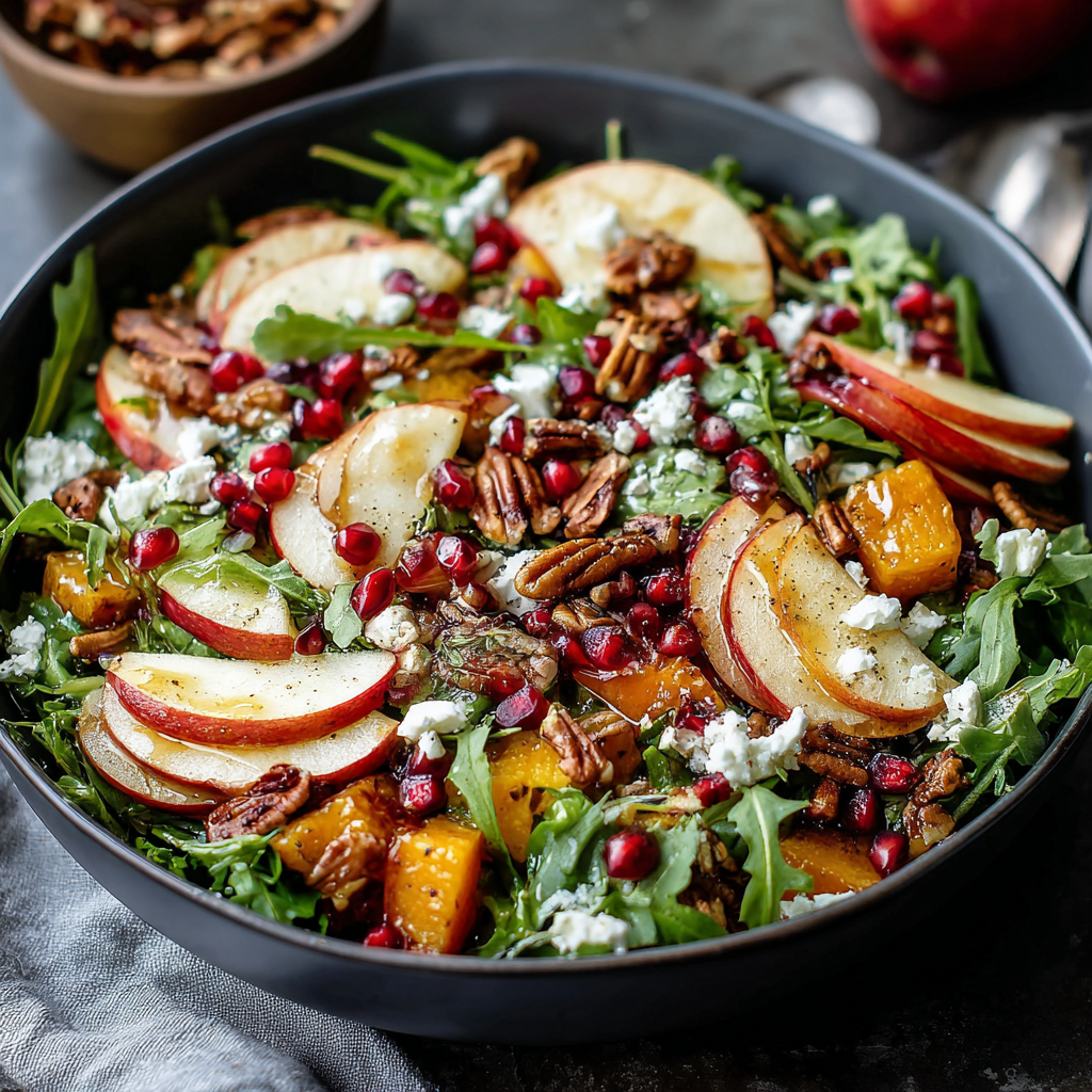 Celebrating Autumn with a Vibrant Fall Harvest Salad