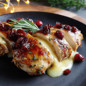 Cranberry Brie Stuffed Chicken Breasts 2 cranberry brie stuffed chicken breasts