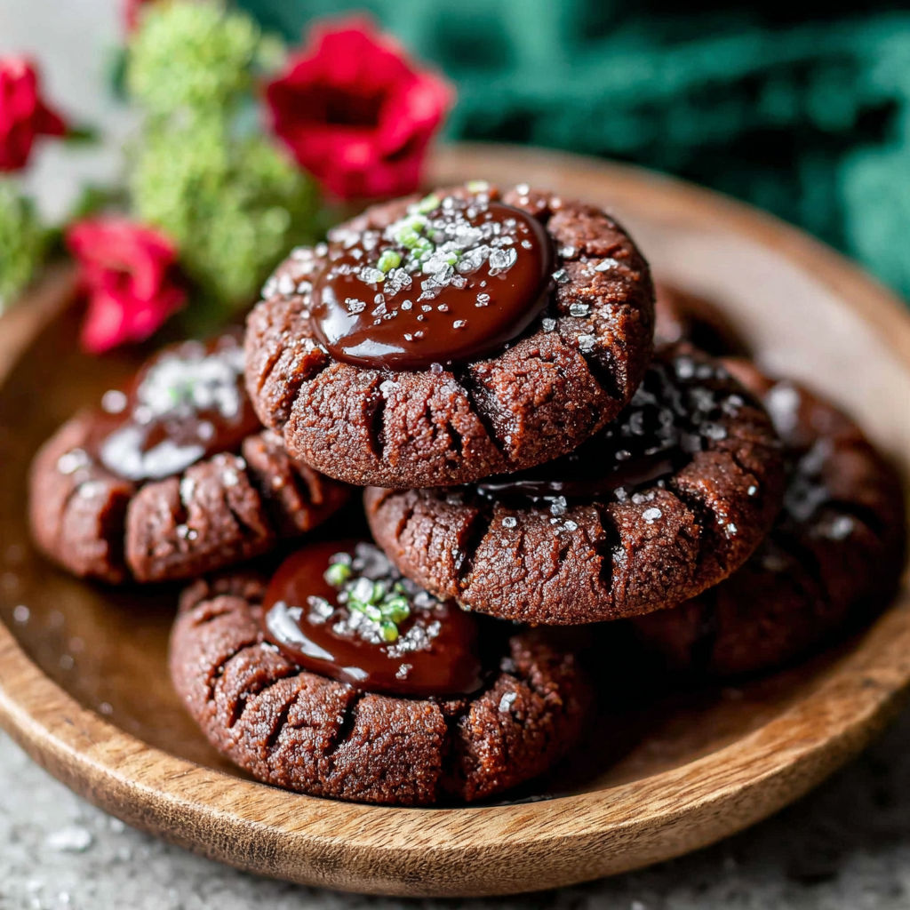 Delightful Chocolate Thumbprint Cookies for Home Bakers