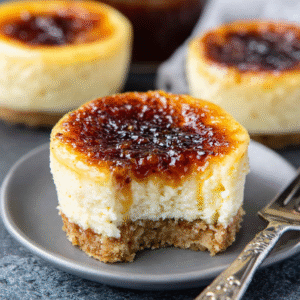delightful mini creme brulee cheesecakes for home cooks