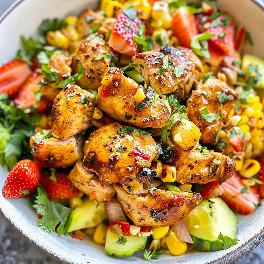 Elevate Your Summer with Grilled Chicken and Corn Salad