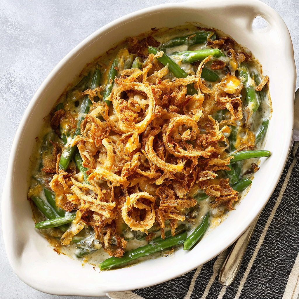 Embrace Tradition with Campbell’s Green Bean Casserole