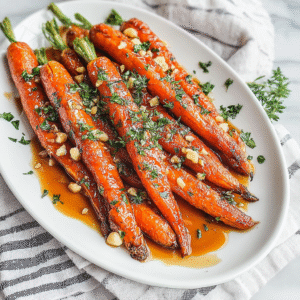 sweet and savory honey garlic carrots recipe