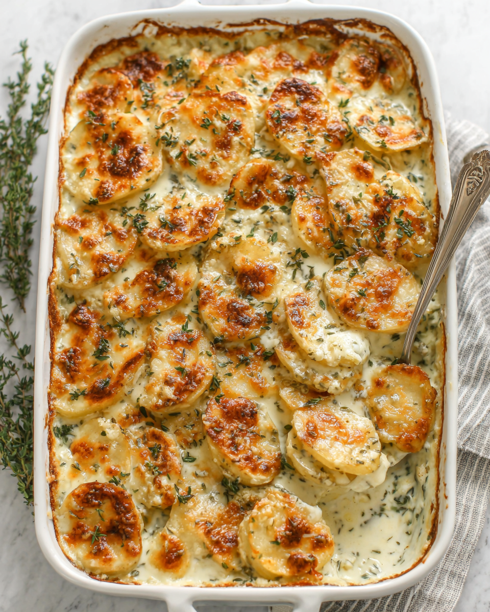 Creamy Scalloped Potatoes Recipe – Perfect Side Dish
