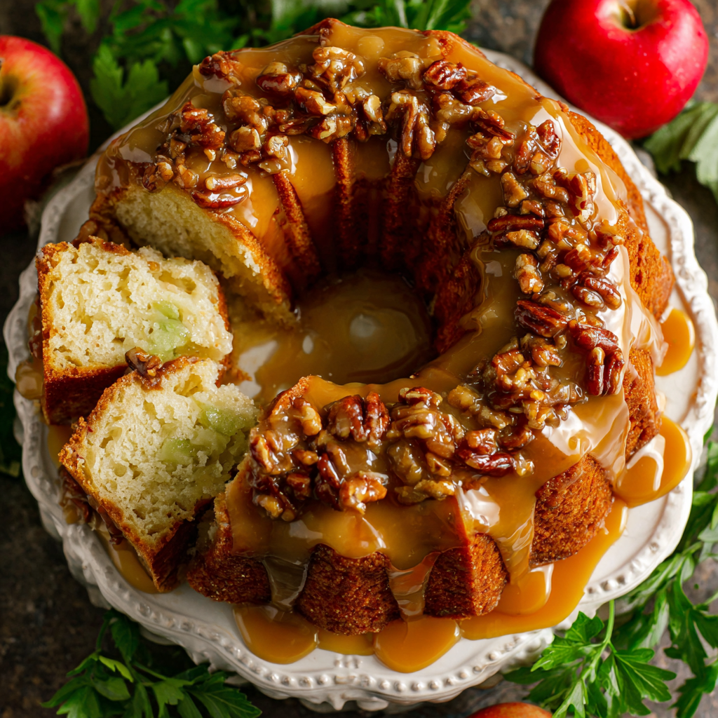 Delight in a Homemade Apple Pie Bundt Cake
