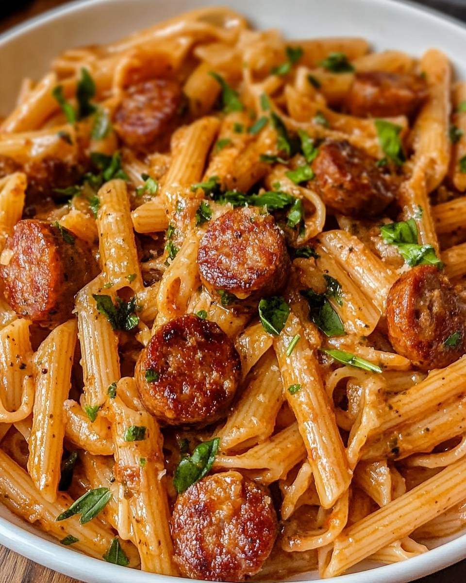 Flavorful Spicy Cajun Sausage Pasta Recipe