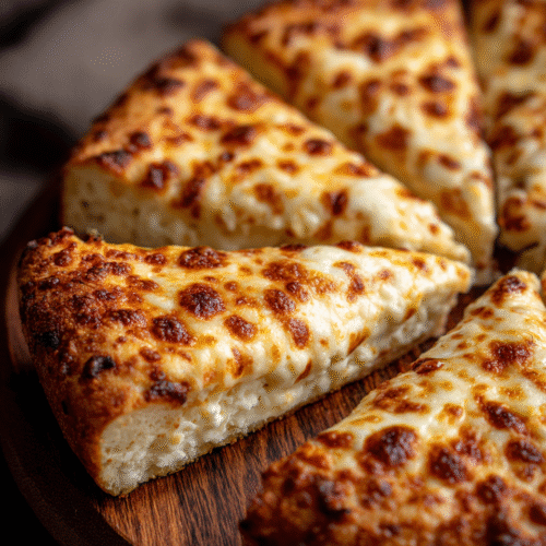 irresistible cheesy garlic pizza bread recipe