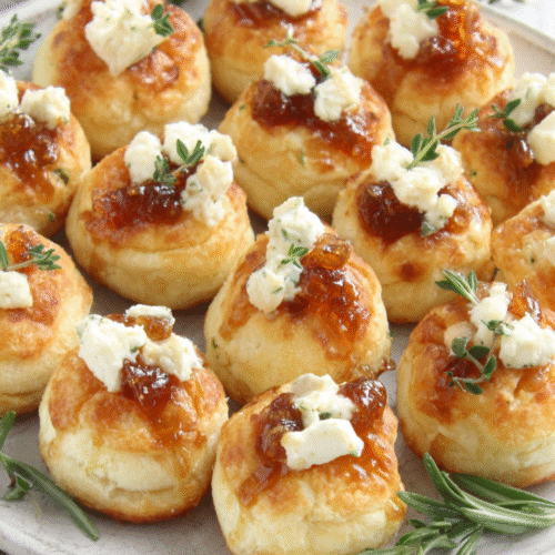 irresistible sweet savory goat cheese honey bites