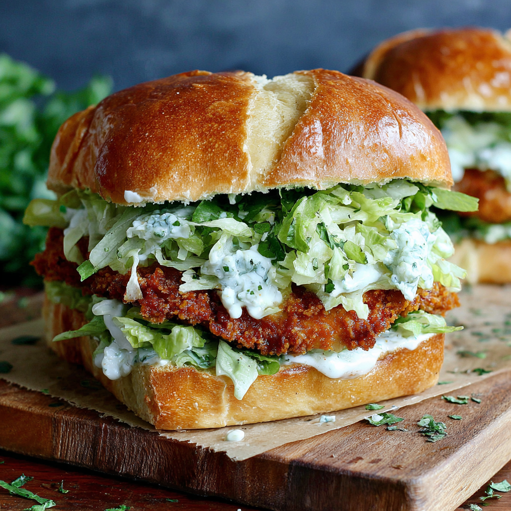 Irresistibly Crispy Chicken Caesar Sandwich Recipe