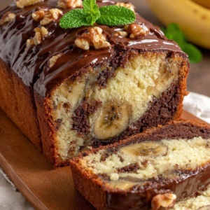decadent banana chocolate plumcake recipe