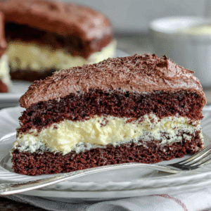 Decadent Chocolate Ricotta Cake with Pudding Frosting 2 decadent chocolate ricotta cake with pudding frosting