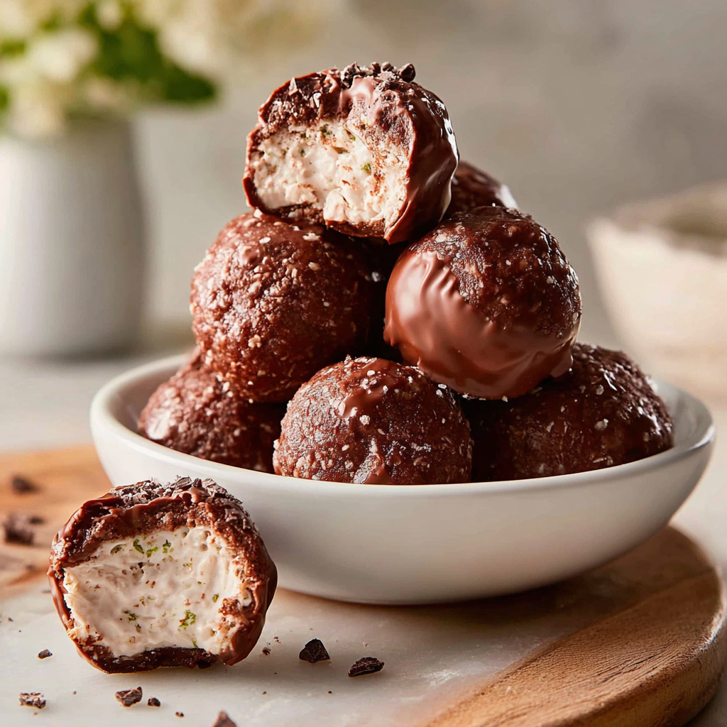 Delicious No-Bake Cottage Cheese Brownie Protein Bites