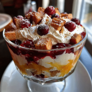 delicious thanksgiving trifle for holiday celebrations