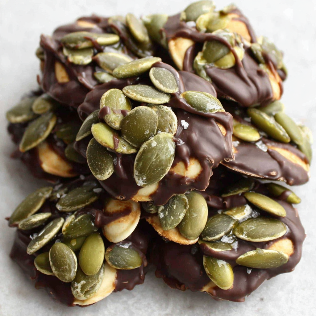 Deliciously Crunchy Chocolate Covered Pumpkin Seeds
