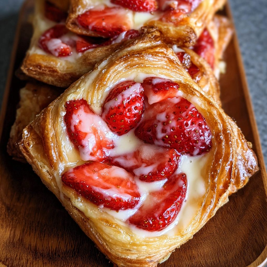 Delightful Strawberry Danish Recipe for Home Bakers