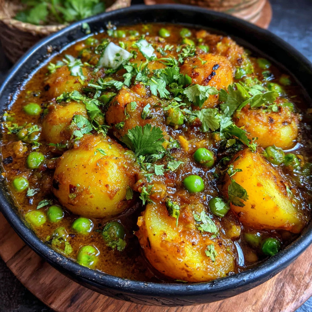 Savor the Comfort of Crockpot Potato Pea Curry