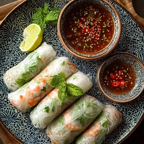 air fryer rice paper noodle rolls you ll love