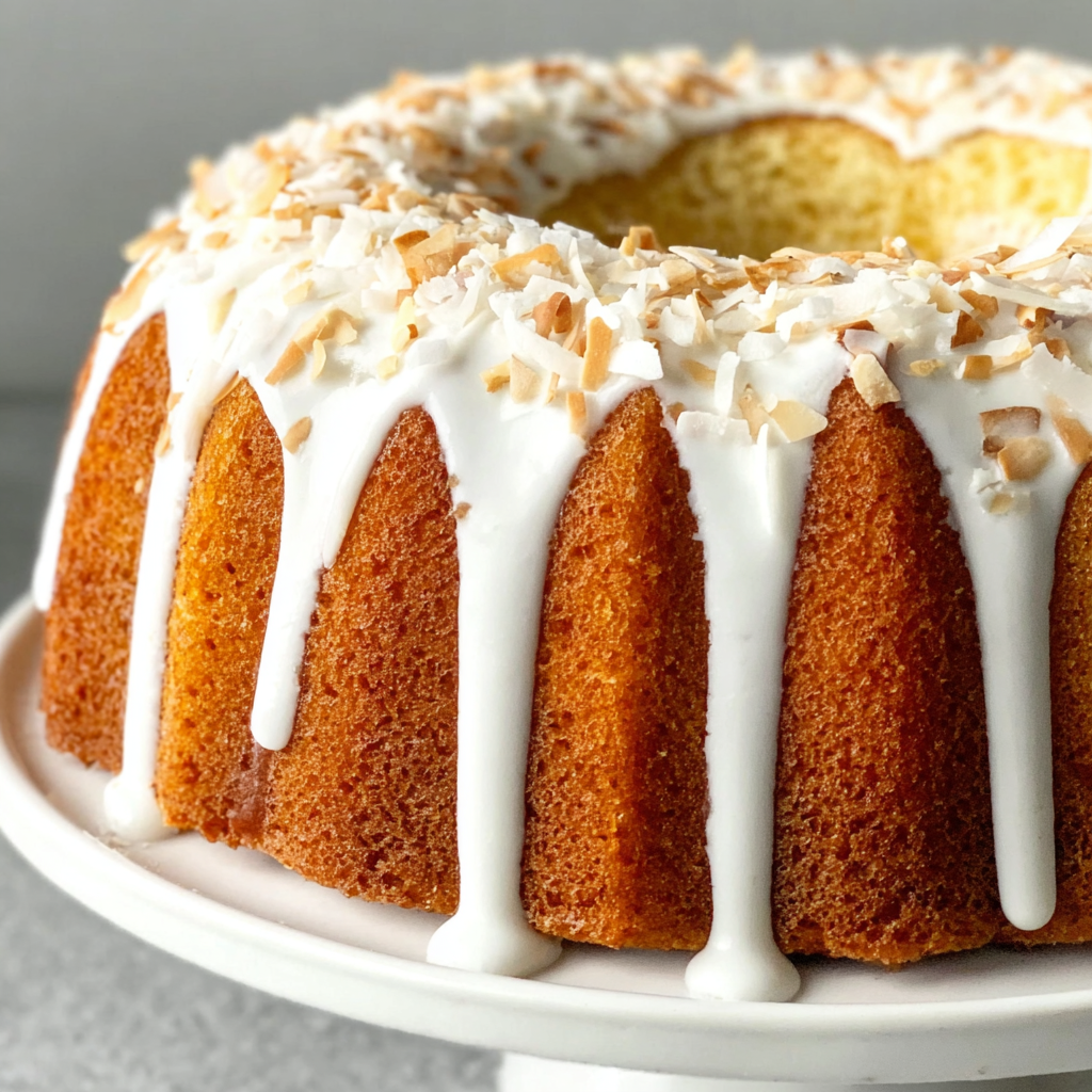 Decadent White Chocolate Coconut Bundt Cake Recipe