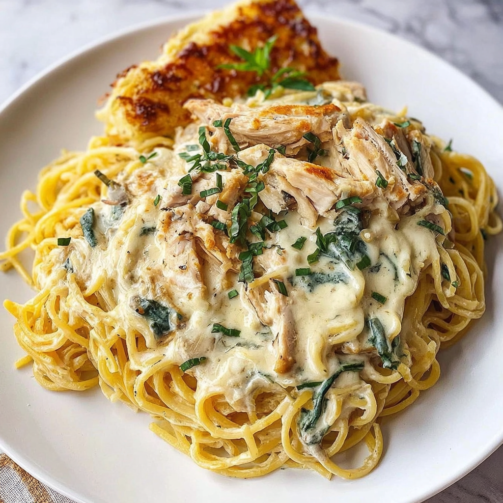 Delicious Monterey Chicken Spaghetti Casserole Recipe