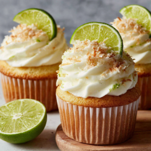 deliciously zesty coconut lime cupcakes
