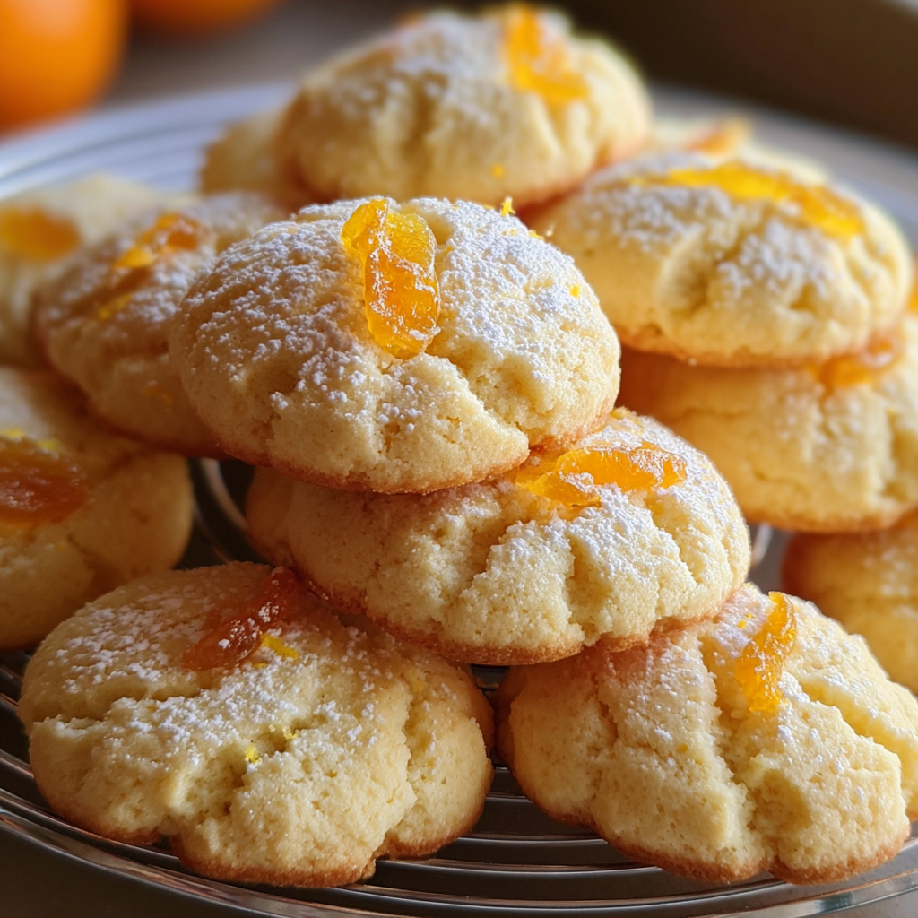 Delight in Orange Infused Sweet Ricotta Cookies