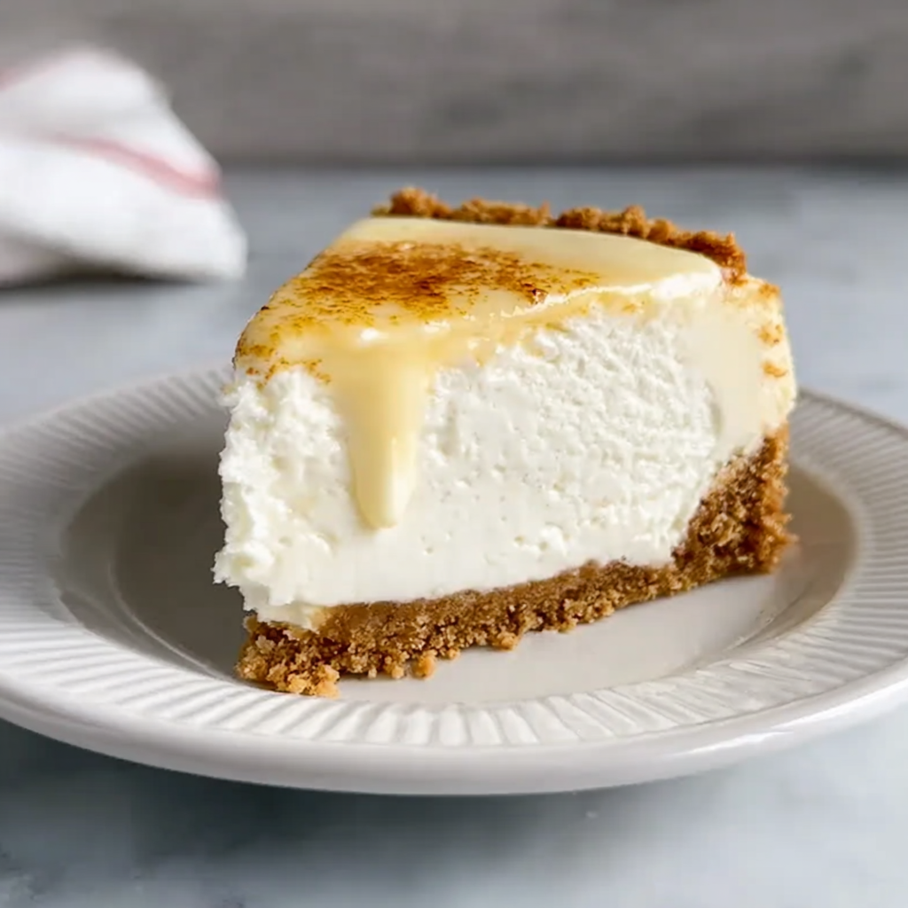 Delightfully Simple 2 Ingredient Yogurt Cheesecake