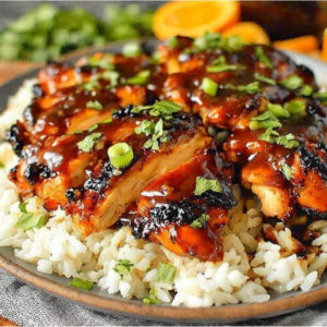 savor the flavor of bbq chicken and rice 2