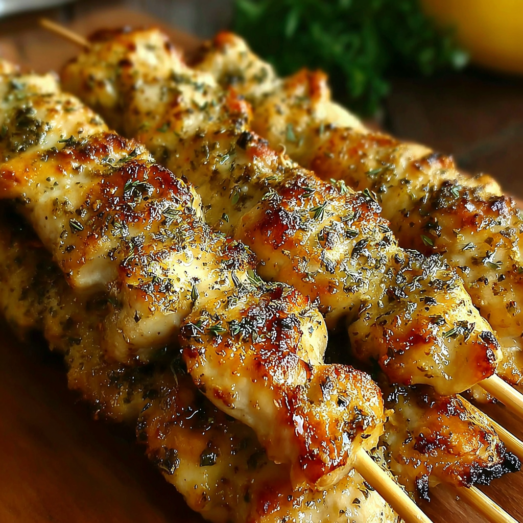 Savory Garlic Parmesan Chicken Skewers You’ll Love