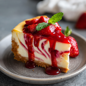 strawberry swirl cheesecake delicacies