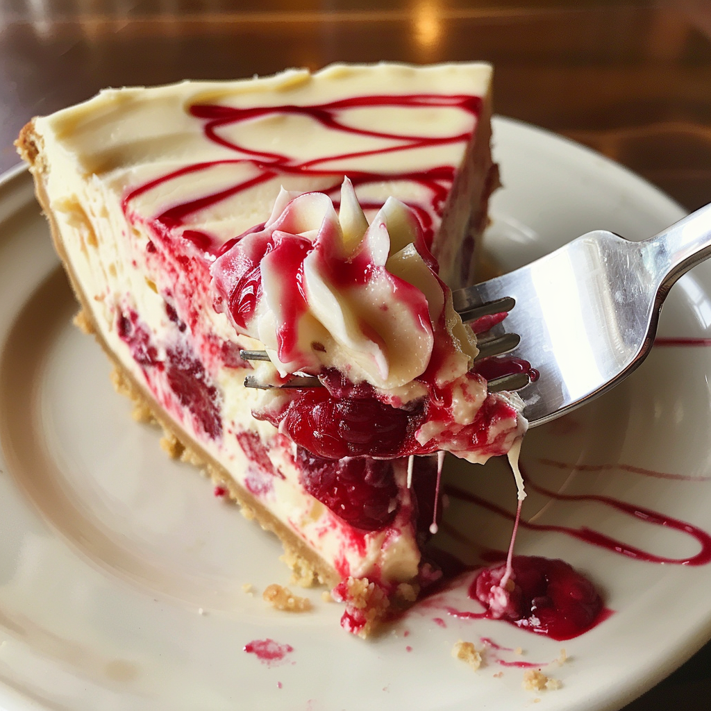 fresh ingredients for Creamy Dreamy White Chocolate Raspberry Swirl Cheesecake (No Water Bath Needed!)