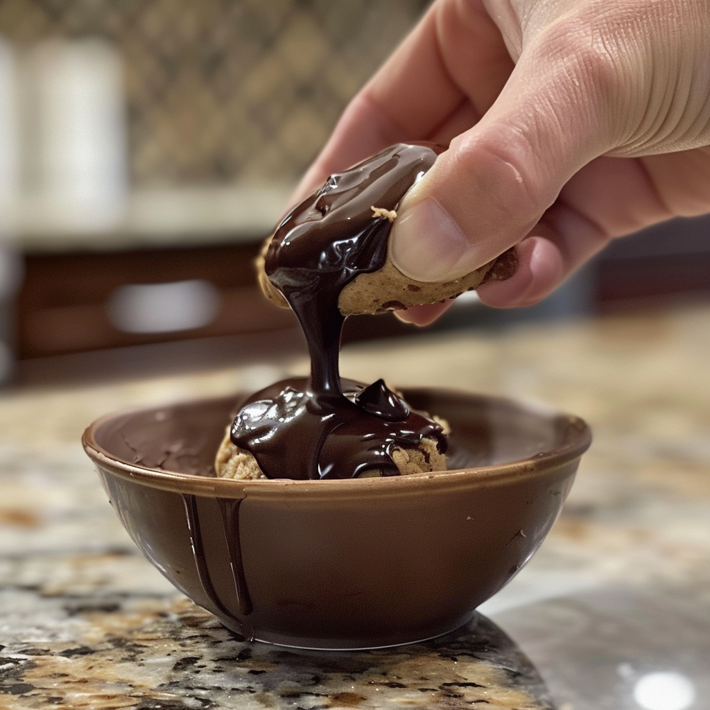 fresh ingredients for Quick 5-Ingredient No-Bake Peanut Butter Chocolate Chip Cookie Dough Bites