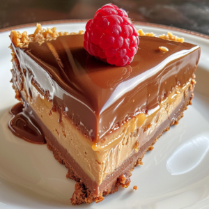 dazzle your guests with 15 minute no bake chocolate caramel cheesecake