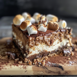 gooey s mores cheesecake bars no bake delight