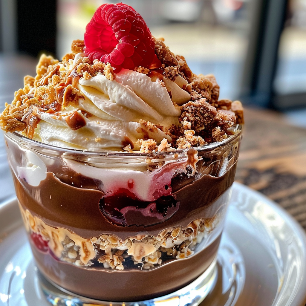 indulgent 5 ingredient nutella cheesecake parfaits 1